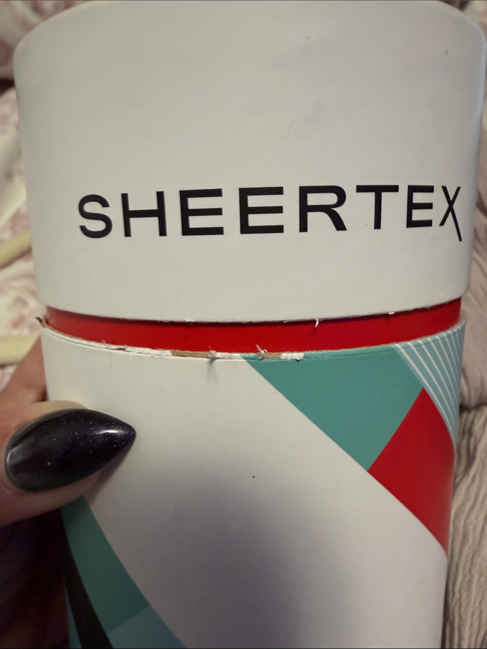 SHEERTEX Women's Sheer Hosiery in White and Red Packaging